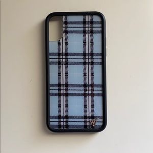 iPhone X wild flower case